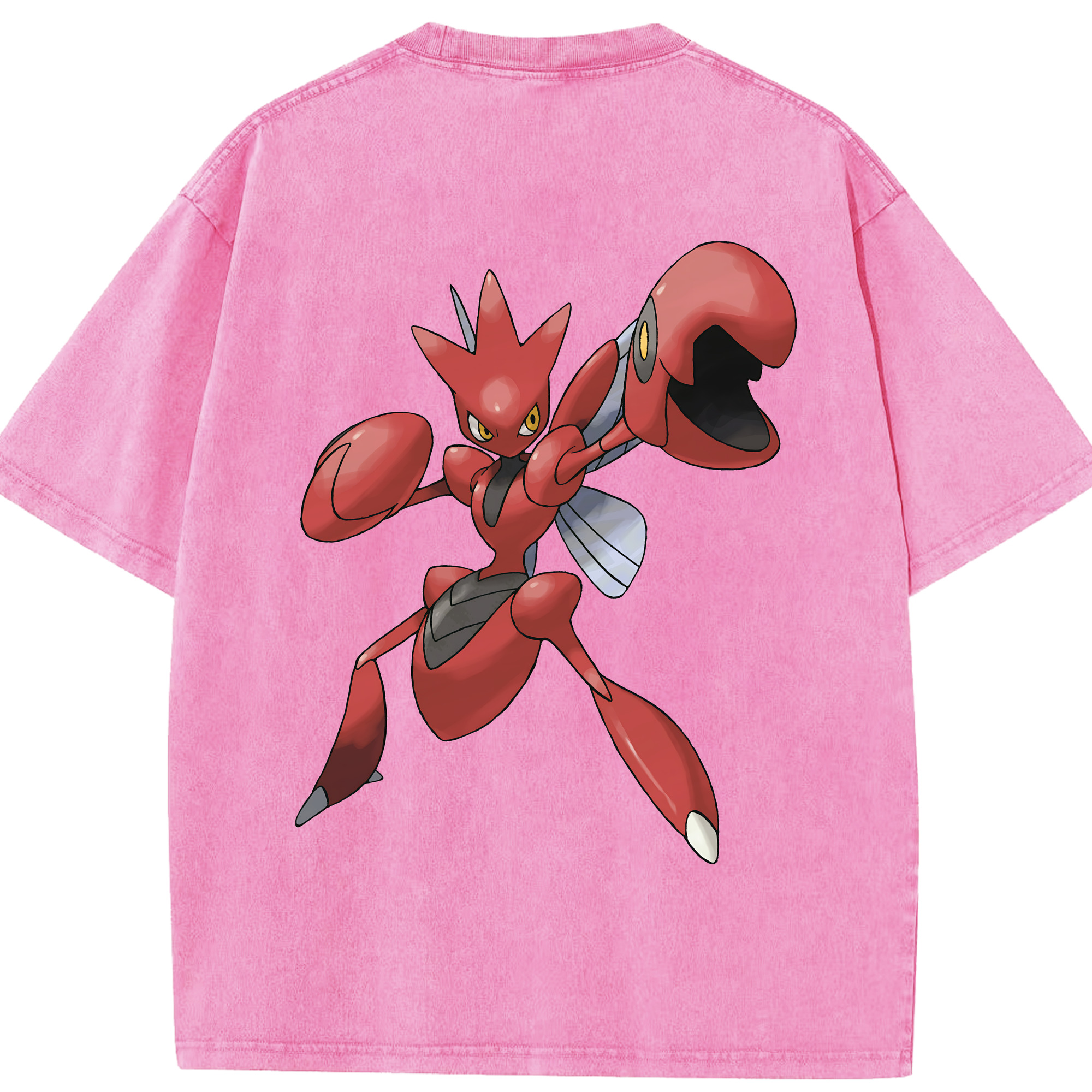 （画像用） ポケットモンスター Pokémon 綿100% ヴィンテージ風 半袖Tシャツ（背面プリント）
